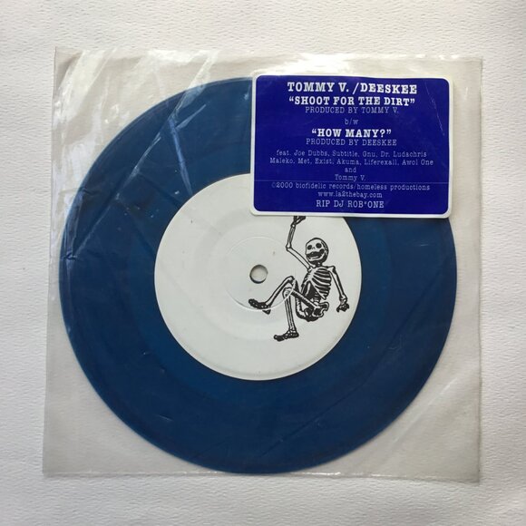 Tommy V Deeskee Shoot for Dirt How Many Hip Hop 7" Vinyl Record - Picture 10 of 10